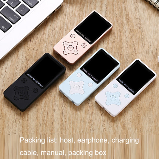 T68 Card Lossless Sound Quality Ultra-thin HD Video MP4 Player(Rose Gold) by buy2fix