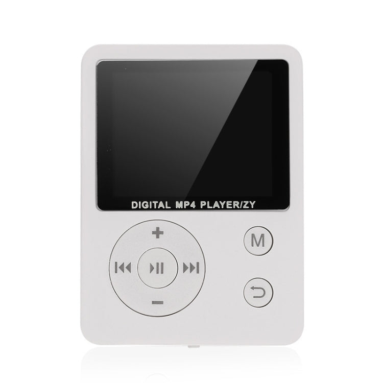 T69 Card Lyrics Synchronization Lossless Sound Quality MP4 Player, Style: Round Button(White) - MP4 Player by buy2fix | Online Shopping UK | buy2fix