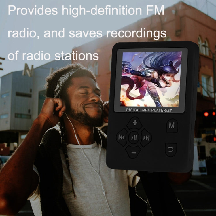 T69 Card Lyrics Synchronization Lossless Sound Quality MP4 Player, Style: Round Button(White) - MP4 Player by buy2fix | Online Shopping UK | buy2fix
