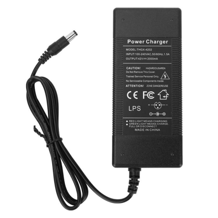 Electric Scooter 42V 2A 2.2mm DC Head Charger For 8 inch KUGOO/S1S2S3/ETWOW(EU Plug) - Accessories & Parts by buy2fix | Online Shopping UK | buy2fix