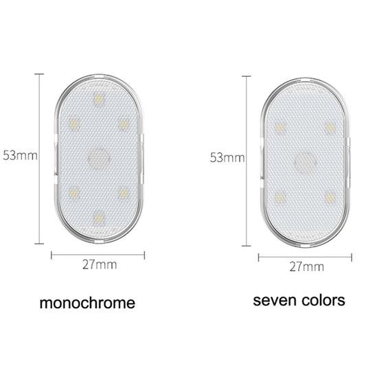 Car Lighting Reading Light LED Touch Sensing Ambient Light, Style:, Color: Pink Purple by buy2fix