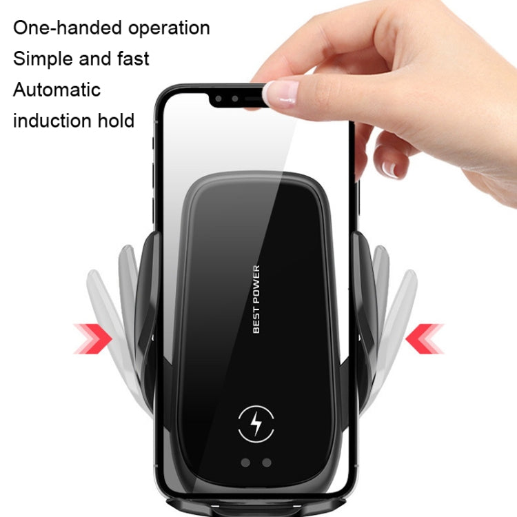 M11 Automatic Electromagnetic 15W Car Wireless Charging Bracket - Wireless Charger Holders by buy2fix | Online Shopping UK | buy2fix