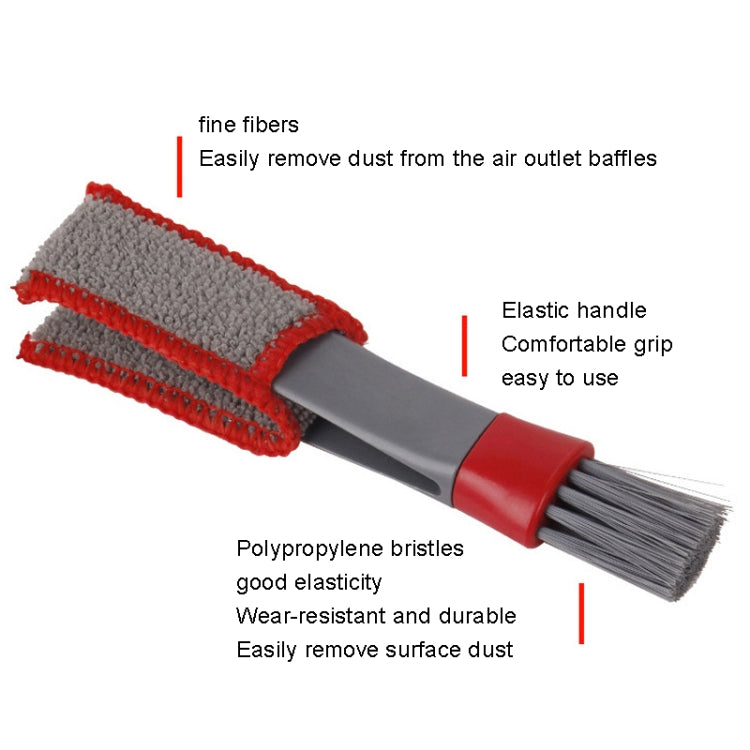 Car Wash Brush Soft Hub Multi-Function Dust Removal Tool, Color: Red White Air Outlet Brush - Car washing supplies by buy2fix | Online Shopping UK | buy2fix
