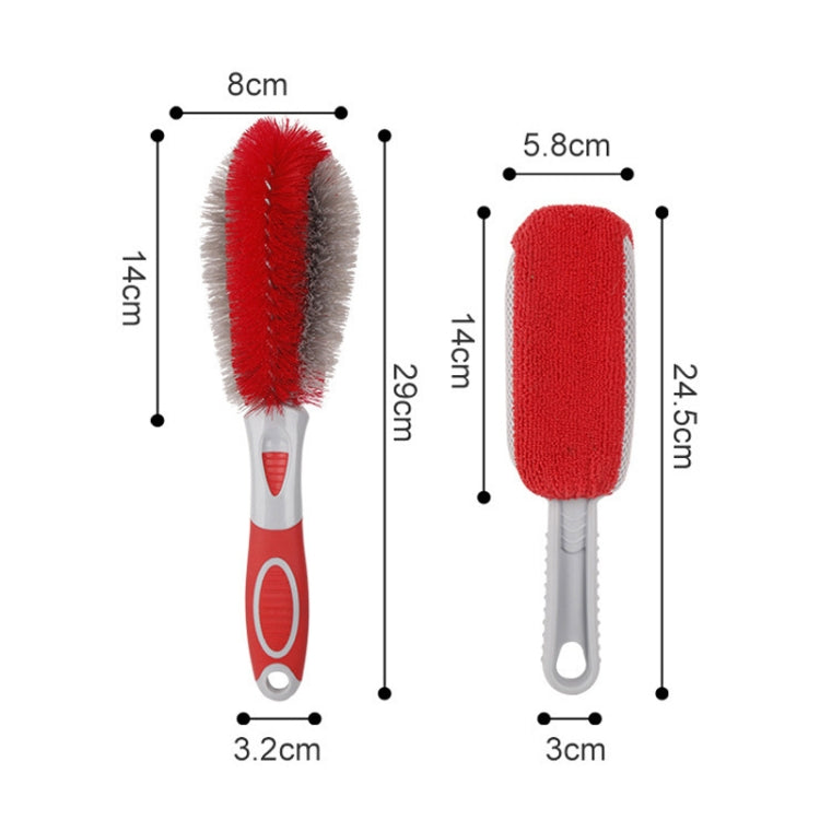 Car Wash Brush Soft Hub Multi-Function Dust Removal Tool, Color: Red Sponge Brush - Car washing supplies by buy2fix | Online Shopping UK | buy2fix
