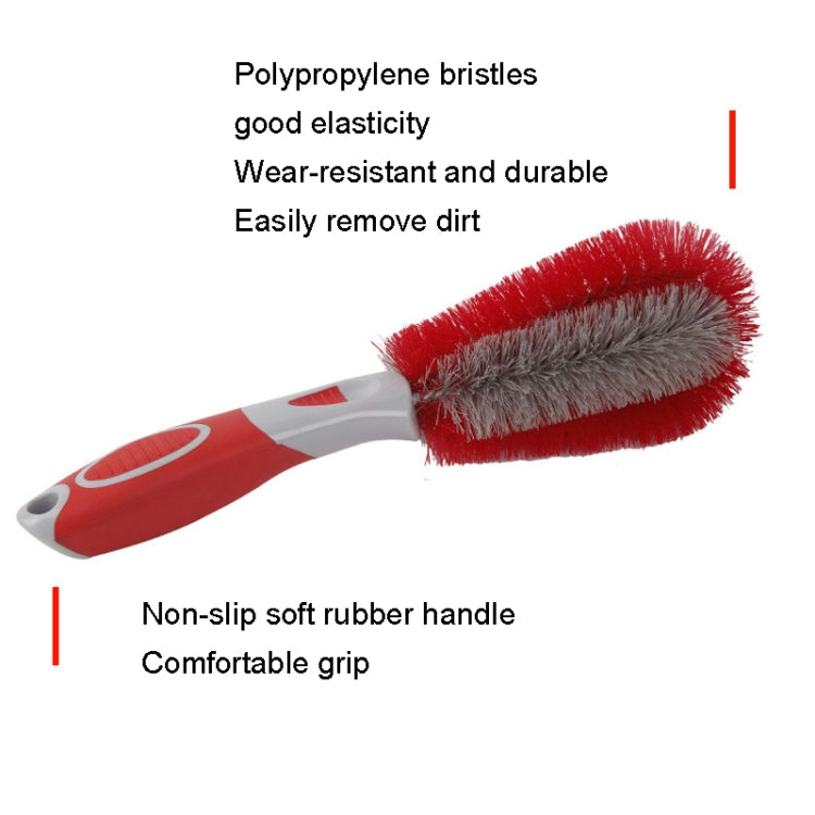 Car Wash Brush Soft Hub Multi-Function Dust Removal Tool, Color: Red Wheel Brush - Car washing supplies by buy2fix | Online Shopping UK | buy2fix