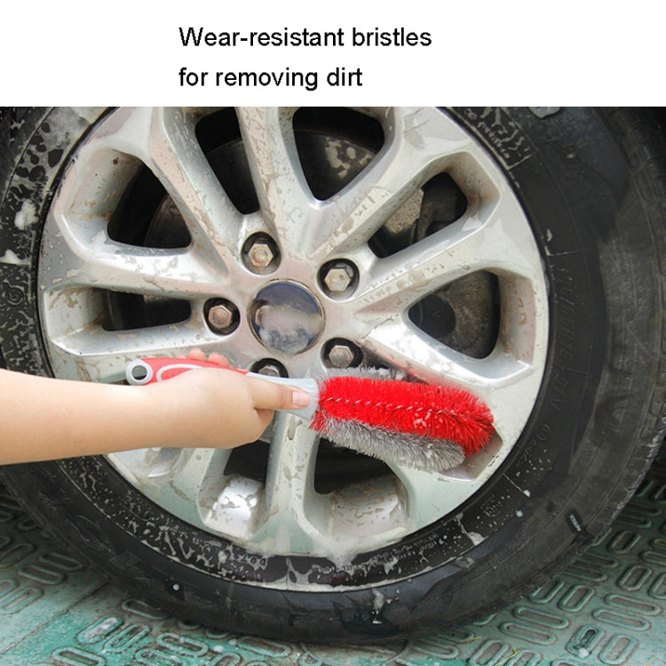 Car Wash Brush Soft Hub Multi-Function Dust Removal Tool, Color: Red Wheel Brush - Car washing supplies by buy2fix | Online Shopping UK | buy2fix