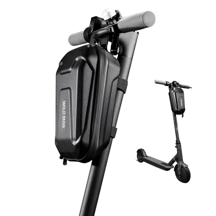 WILD MAN TS8 EVA Hard Shell Scooter Head Bag, Size: L(Black) - Accessories & Parts by WILD MAN | Online Shopping UK | buy2fix
