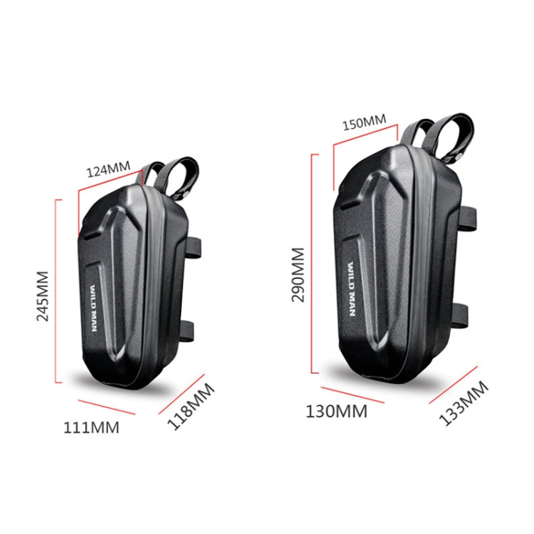 WILD MAN TS8 EVA Hard Shell Scooter Head Bag, Size: L(Black) - Accessories & Parts by WILD MAN | Online Shopping UK | buy2fix