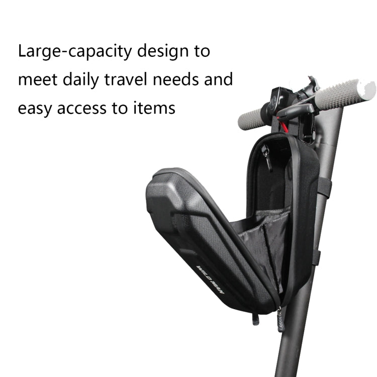WILD MAN TS8 EVA Hard Shell Scooter Head Bag, Size: L(Black) - Accessories & Parts by WILD MAN | Online Shopping UK | buy2fix