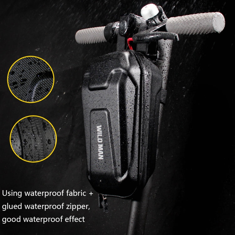 WILD MAN TS8 EVA Hard Shell Scooter Head Bag, Size: L(Black) - Accessories & Parts by WILD MAN | Online Shopping UK | buy2fix