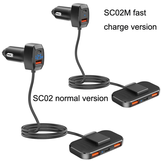 SC02 5 In 1 Mobile Phone Fast Recharge Car Charger - Cigar Socket by buy2fix | Online Shopping UK | buy2fix