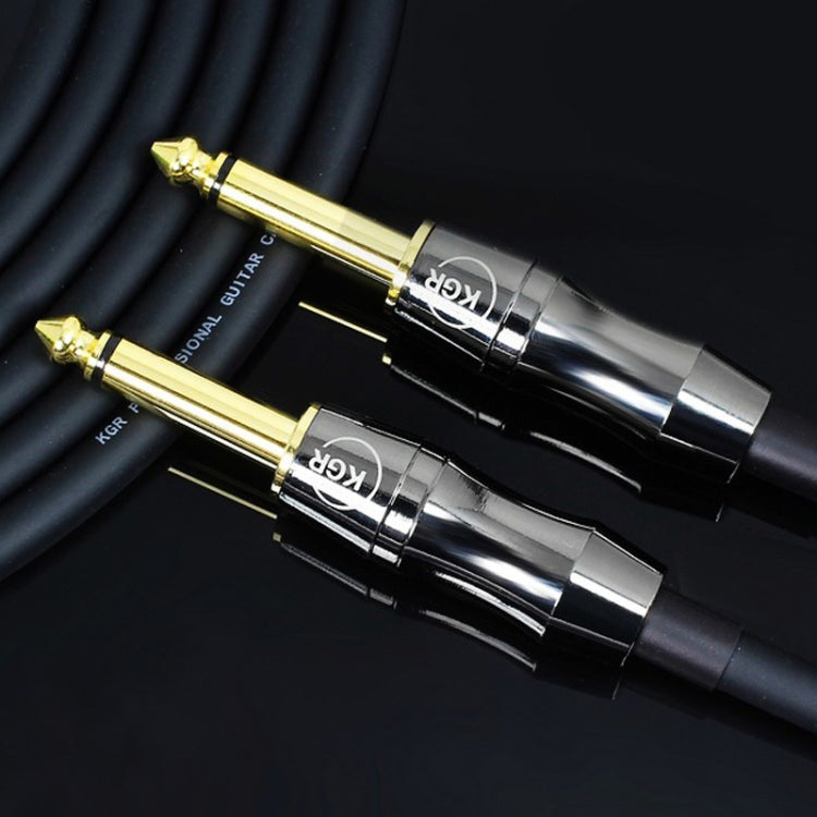 KGR Guitar Cable Keyboard Drum Audio Cable, Specification: 1m(Double Straight Jack) - Instrument Audio Cables by KGR | Online Shopping UK | buy2fix