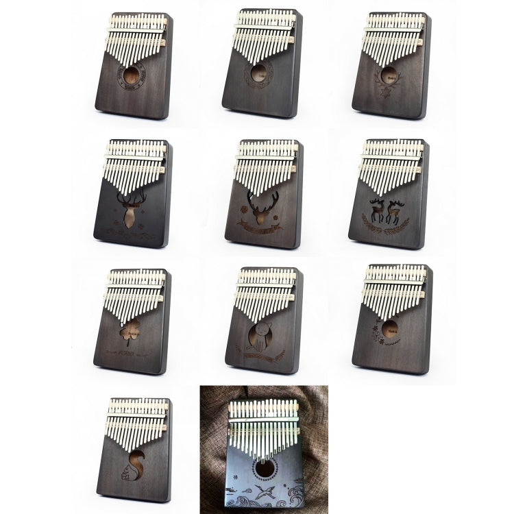 Wooden Portable Thumb Piano(Sixth Star) - Keyboard Accessories by buy2fix | Online Shopping UK | buy2fix