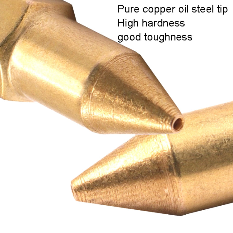 50 PCS Butter Machine Head Copper Universal Steel Tip Pneumatic Oil Nozzle Head - Other Tools by buy2fix | Online Shopping UK | buy2fix
