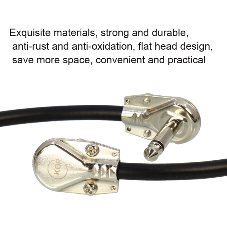 KGR Guitar Cables Guitar Effect Pedal Instrument Patch Cable, Specification: 50cm - Instrument Audio Cables by KGR | Online Shopping UK | buy2fix