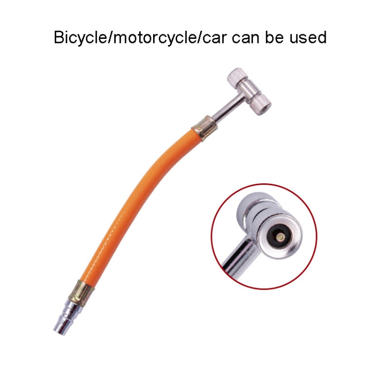 4 PCS Tire Double-head Air Nozzle Car Motorcycle Bicycle Air Nozzle(T-shaped Hose) - Other Tools by buy2fix | Online Shopping UK | buy2fix