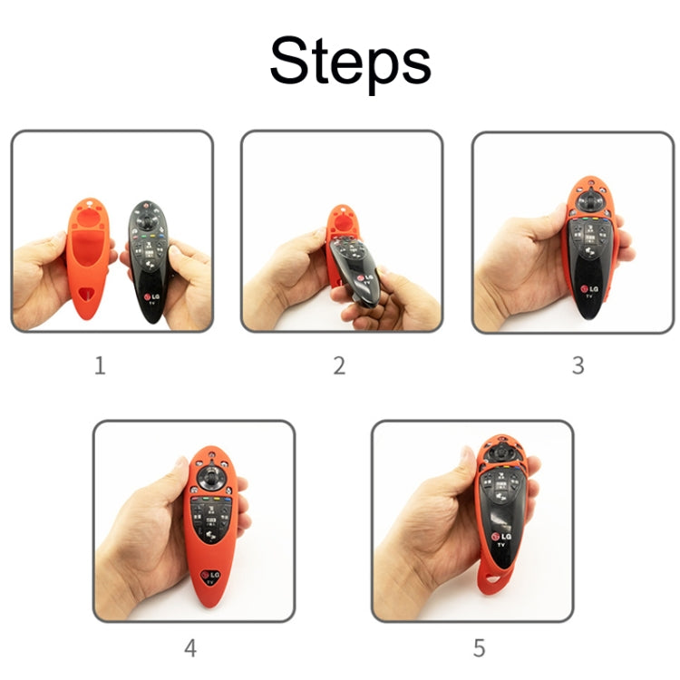 2 PCS Remote Control Dustproof Silicone Protective Cover For LG AN-MR500 Remote Control(Blue) by buy2fix