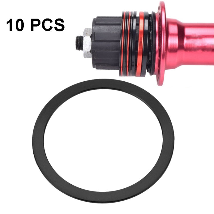 10 PCS FMFXTR Bicycle BB Middle Shaft Flying Wheel Cushion, Thickness: 1mm (Black) - Cap Component by FMFXTR | Online Shopping UK | buy2fix