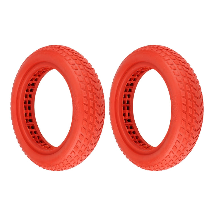 8.5 Inch Shock-absorbing Semi-solid Honeycomb Tire for Xiaomi M365 Electric Scooter(Red) - Accessories & Parts by buy2fix | Online Shopping UK | buy2fix