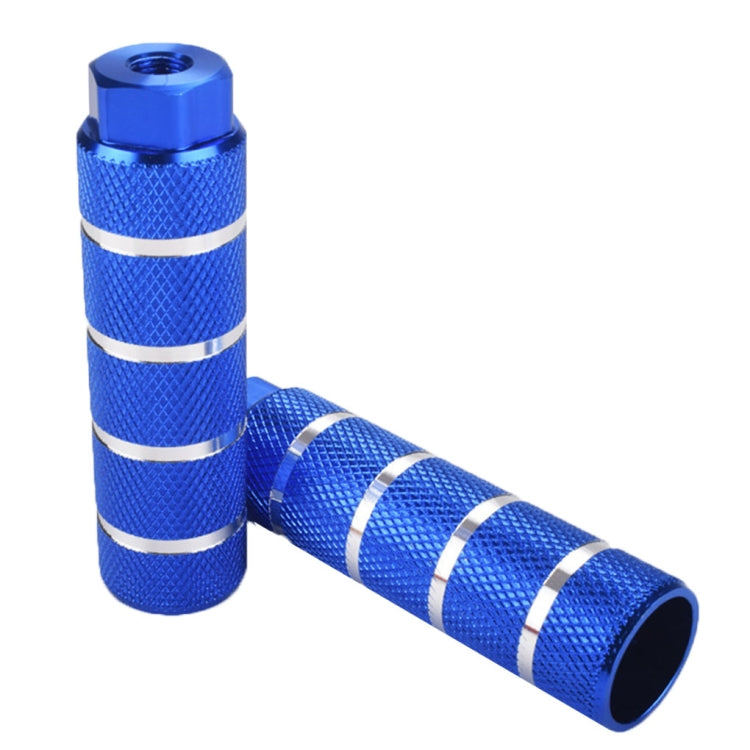 FMFXTR Bicycle Back Seat Foot Pedal Universal Back Rear Post, Color: Blue Large Hole Long - Pedals by FMFXTR | Online Shopping UK | buy2fix