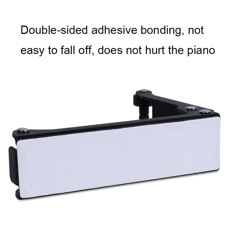 MA003 Alloy Piano Cover Descender Piano Accessories(Silver) - Keyboard Accessories by buy2fix | Online Shopping UK | buy2fix