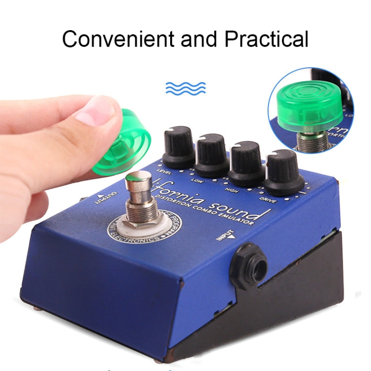 10 PCS JT1808 Electric Guitar Tuner Pedal Cap(Red) - Guitar Tuner Accessories by buy2fix | Online Shopping UK | buy2fix