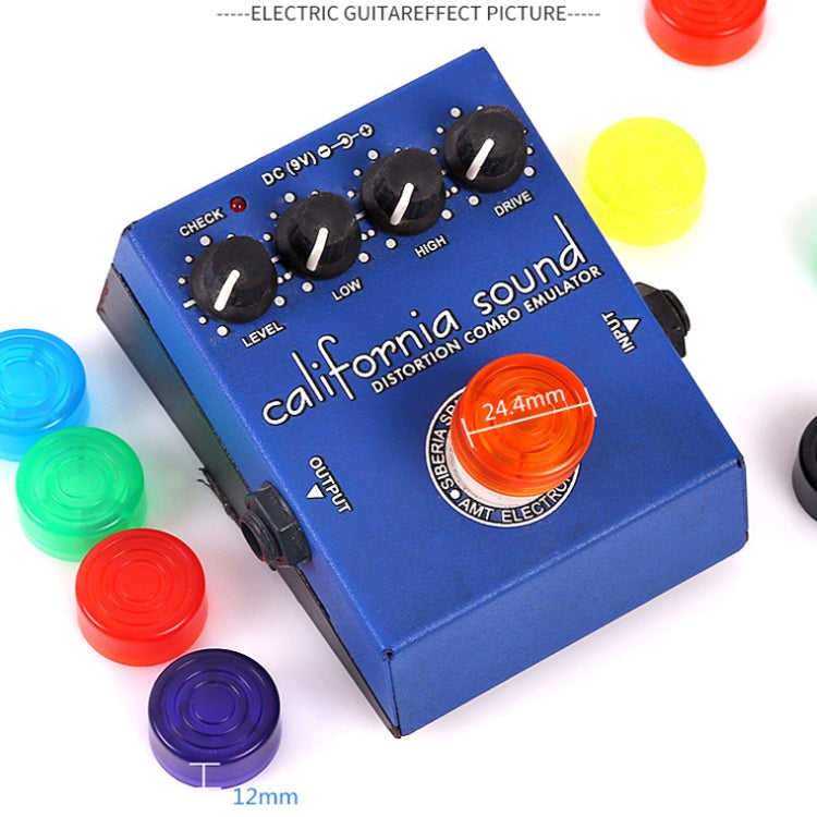 10 PCS JT1808 Electric Guitar Tuner Pedal Cap(Red) - Guitar Tuner Accessories by buy2fix | Online Shopping UK | buy2fix