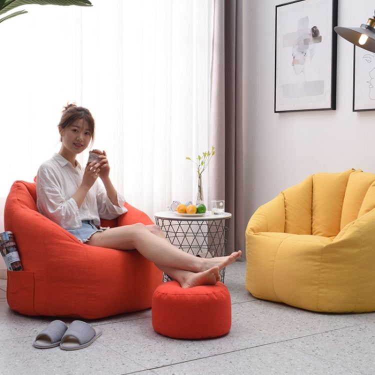 Cotton Lazy Sofa Removable And Washable Cloth Cover(Royal Blue) by buy2fix