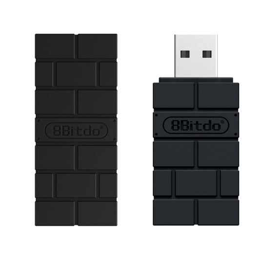 8BitDo USB Wireless Receiver Handle Switch For PS5/PS4(Black) - Adapter & Cables by 8BitDo | Online Shopping UK | buy2fix