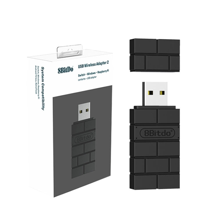 8BitDo USB Wireless Receiver Handle Switch For PS5/PS4(Black) - Adapter & Cables by 8BitDo | Online Shopping UK | buy2fix