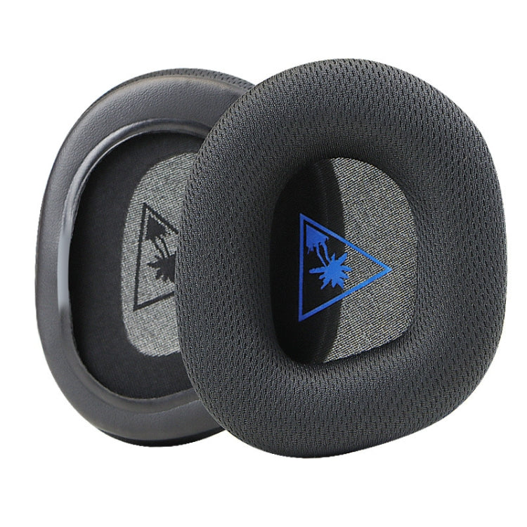 2 PCS Headphone Foam Cover for Turtle Beach Stealth 600 Gen 2(Black Net Cloth Blue Pattern) - Earmuff & Pad by buy2fix | Online Shopping UK | buy2fix
