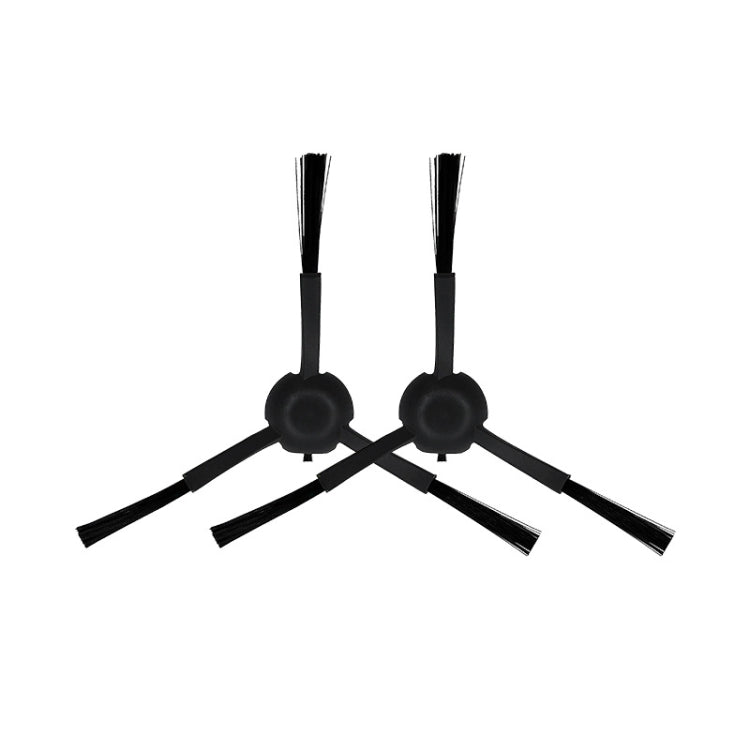 1 Pair Black Side Brush Replacement Accessories for Xiaomi Mijia Dreame D9/ L10 PRO - For Xiaomi Accessories by buy2fix | Online Shopping UK | buy2fix
