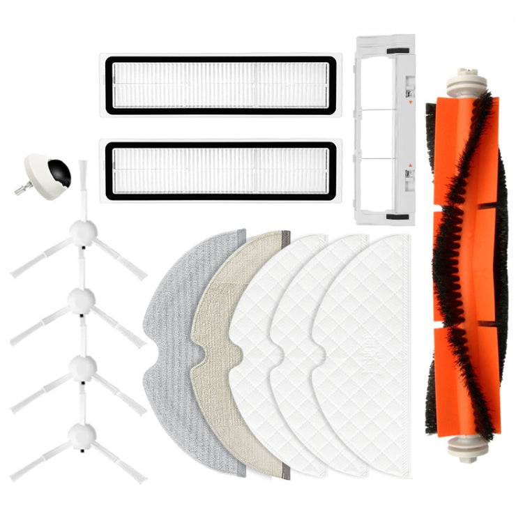 1 Pair Black Side Brush Replacement Accessories for Xiaomi Mijia Dreame D9/ L10 PRO - For Xiaomi Accessories by buy2fix | Online Shopping UK | buy2fix