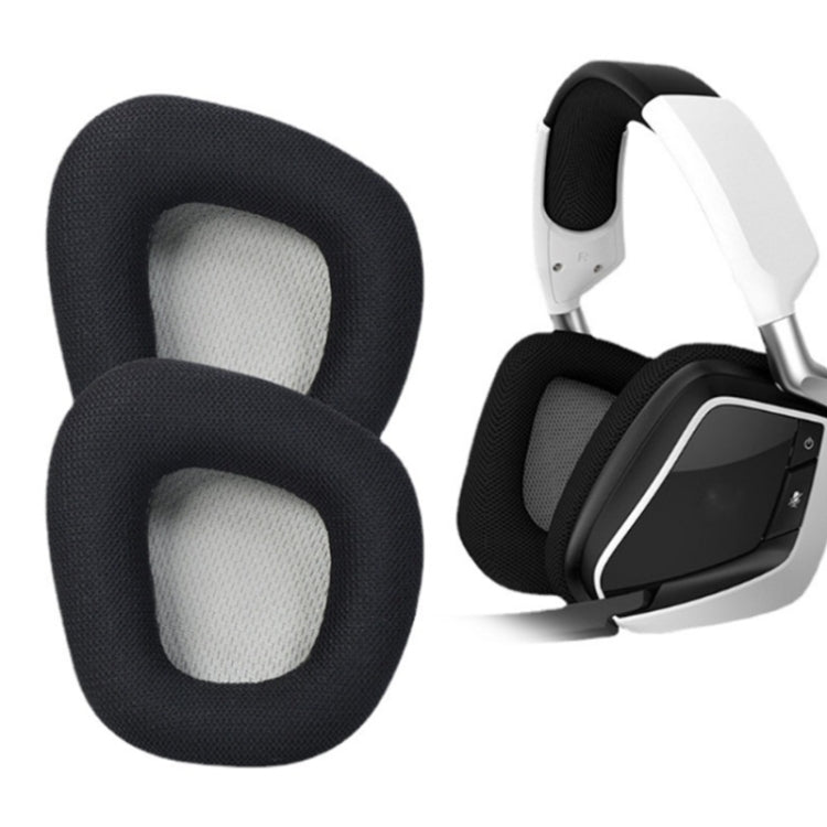 2 PCS Replacement Earpads for Corsair Void Pro Elite,Style: Black Grid - Earmuff & Pad by buy2fix | Online Shopping UK | buy2fix