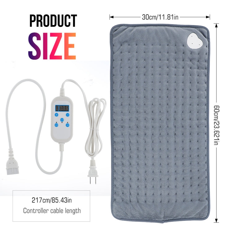 Smart Machine Washable Physiotherapy Heating Pad, Plug Specifications: US Plug(Grey) - Electric Blankets by buy2fix | Online Shopping UK | buy2fix