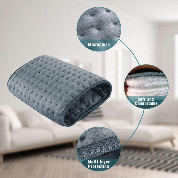 Smart Machine Washable Physiotherapy Heating Pad, Plug Specifications: US Plug(Grey) - Electric Blankets by buy2fix | Online Shopping UK | buy2fix