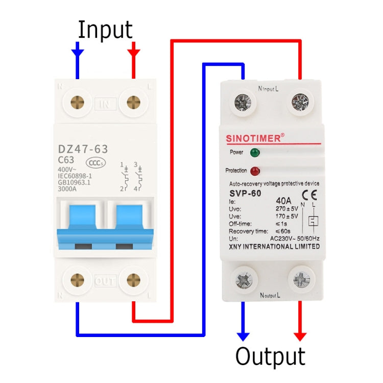 SINOTIMER Single-Phase Self-Duplex Intelligent Over-Pressure Protector(SVP-60) - Other Tester Tool by SINOTIMER | Online Shopping UK | buy2fix