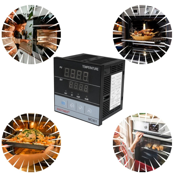 SINOTIMER MC901 Short Shell PID Smart Temperature Control Instrument Heating Refrigeration Relay by SINOTIMER