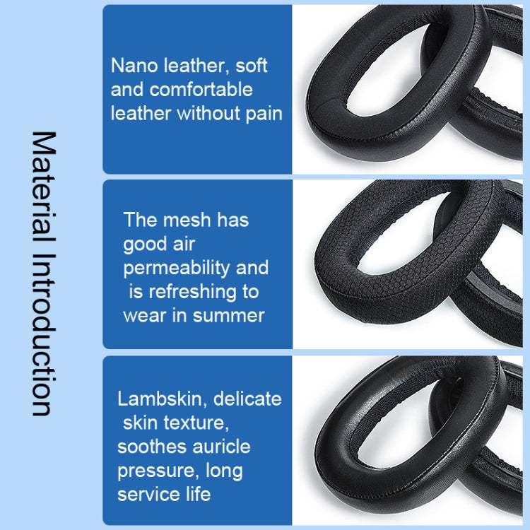 2 PCS Earmuff Head Beam For Sennheiser GSP600 GSP500 GSP670,Style: Mesh Cloth by buy2fix