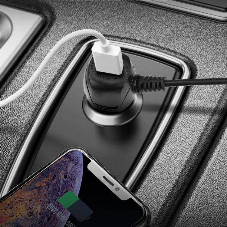 2 PCS Car Charger Fast Charging Driving Recorder Supply Line, Style: 1.5A+2.4A(Android Left Bend) - Cables & Connectors by buy2fix | Online Shopping UK | buy2fix