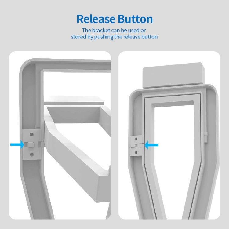 JYS-OC002 VR Bracket Desktop Storage Rack For Oculus Quest 2(White) - VR Accessories by buy2fix | Online Shopping UK | buy2fix