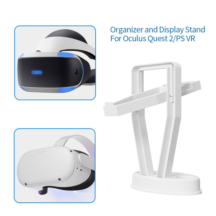 JYS-OC002 VR Bracket Desktop Storage Rack For Oculus Quest 2(White) - VR Accessories by buy2fix | Online Shopping UK | buy2fix