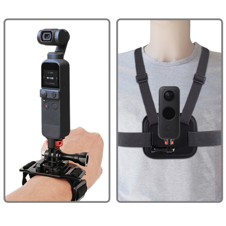 1/4 Inch Screw Converter Tripod Adapter for Sport Camera(Red Black) by null