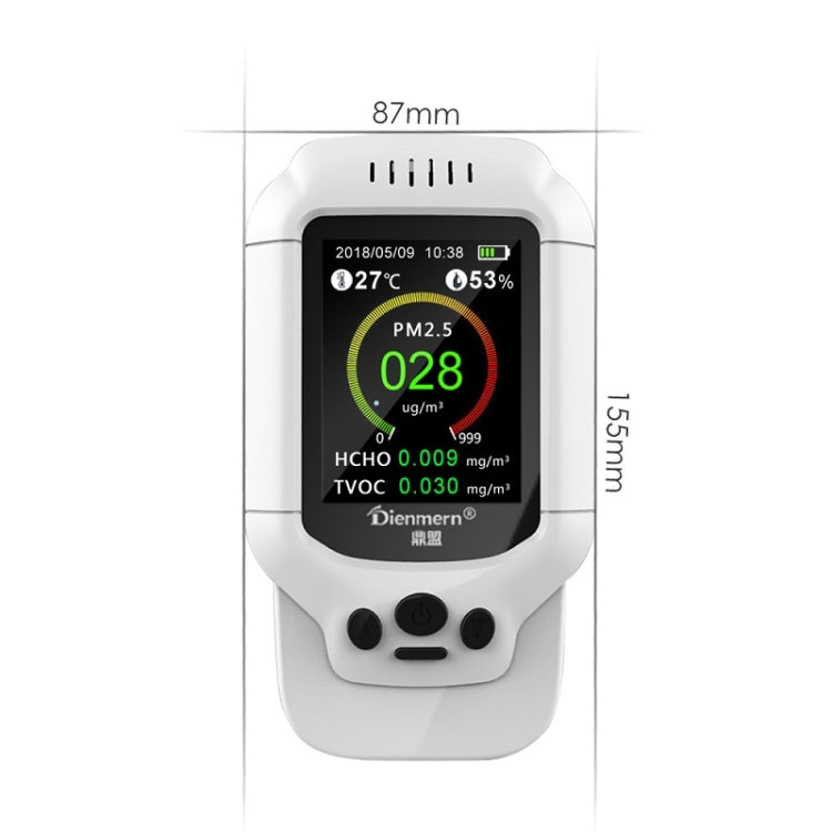 DM502 Formaldehyde TVOC Detector PM2.5 Dust Tester - Air & Water Quality Tester by buy2fix | Online Shopping UK | buy2fix