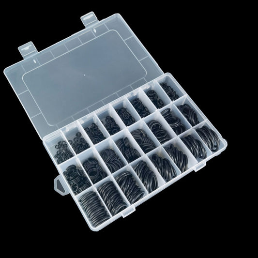 740 PCS / Box Rubber O-Ring Car Air Conditioning High Temperature Corrosion Resistant Sealing Ring by buy2fix