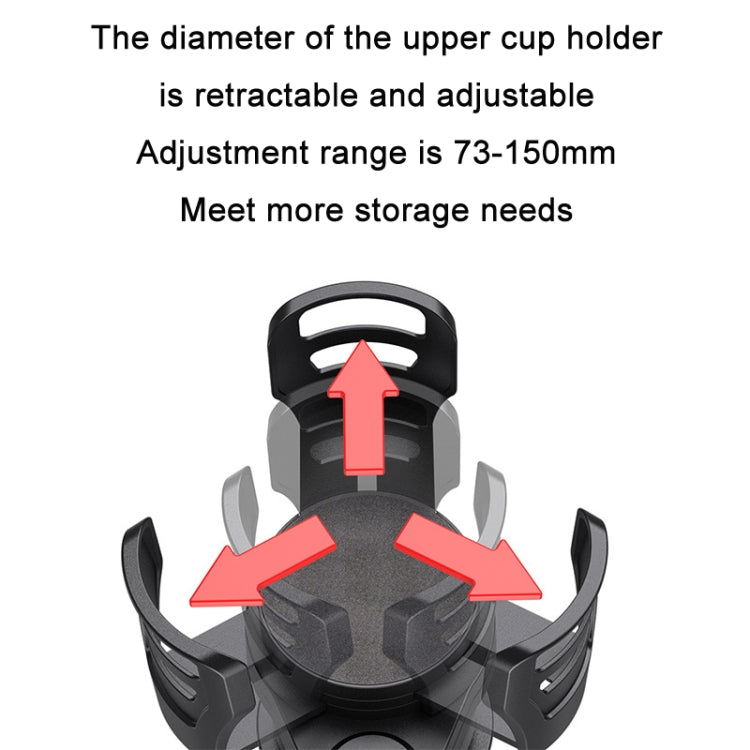 Car Multifunctional Retractable Rotating Water Cup Holder(SD-1048) - Car Drink Holders by buy2fix | Online Shopping UK | buy2fix