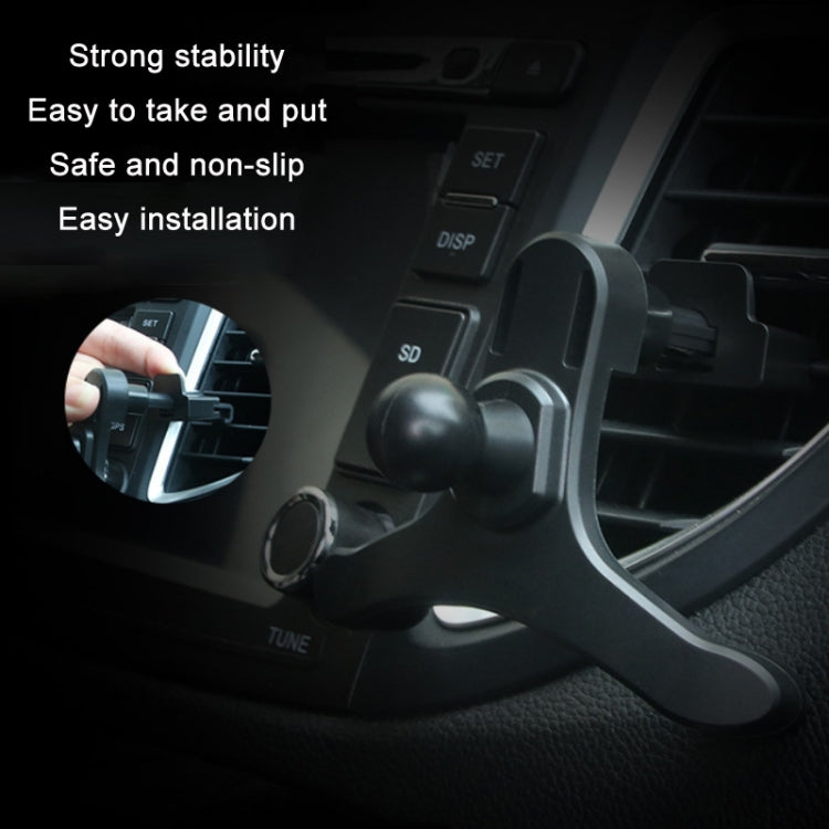 10 PCS R139-004 Car Air Outlet Mobile Phone Holder Clip, Color: Black - Universal Car Holders by buy2fix | Online Shopping UK | buy2fix
