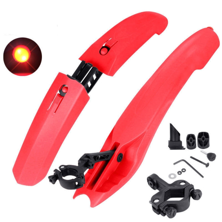 2632 Bicycle Quick Release Mudguards, Style: Widened (Red) - Mudguards by buy2fix | Online Shopping UK | buy2fix