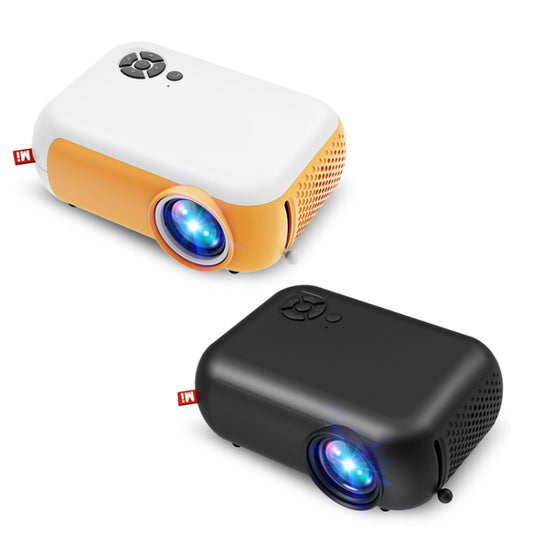 A10 480x360 Pixel Projector Support 1080P Projector ,Style: Basic Model White Yellow(US Plug) by buy2fix