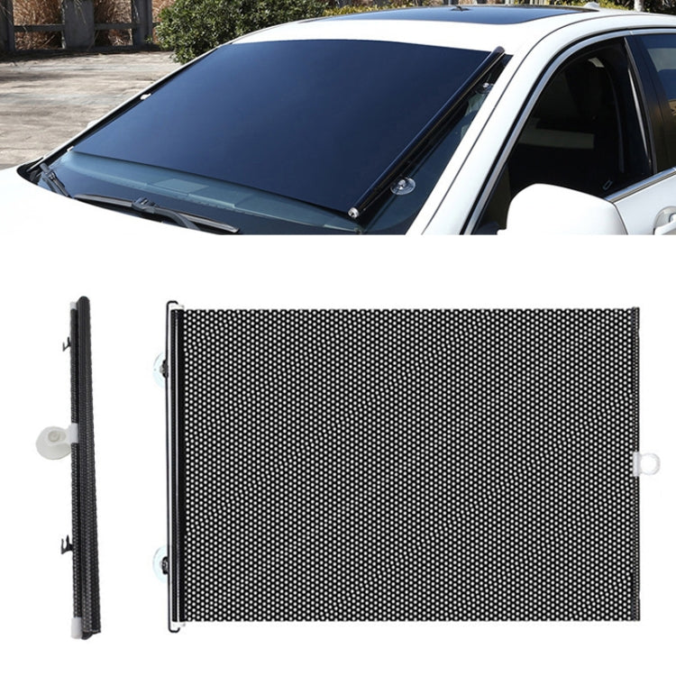 Suction Cup Car Shade Curtain Window Telescopic Roller Blind, Size: 40x125cm Black Mesh - Sound & Heat Insulation Cotton by buy2fix | Online Shopping UK | buy2fix
